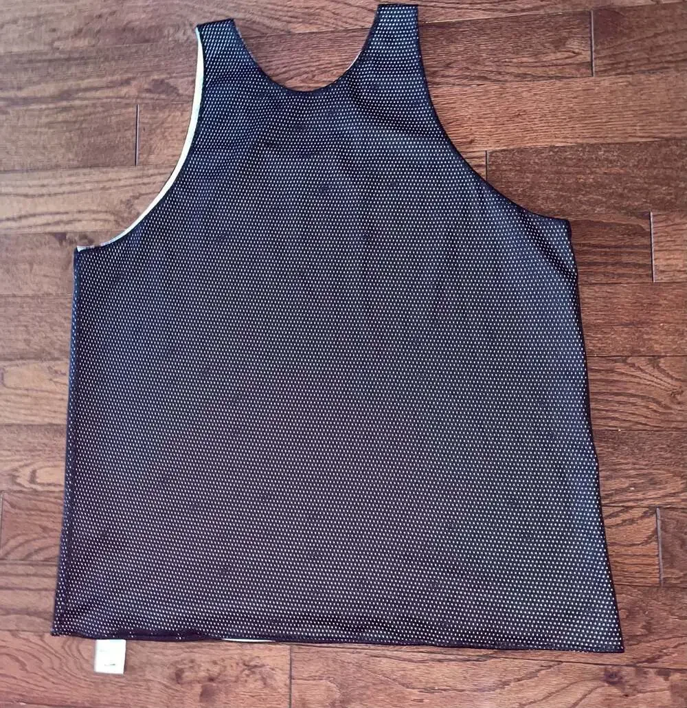 Nike Reversible Mesh Basketball Tank Jersey XL Black White Y2K